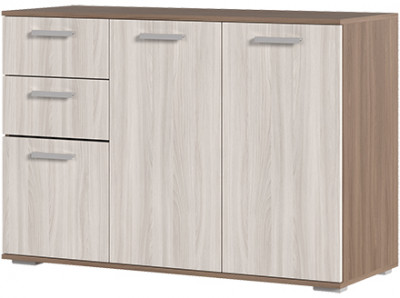 Комод К-3 шимо темный/шимо светлый