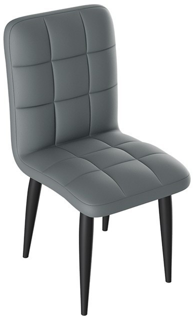 Франк ДП 2-17 Стул (конус) (Графит/Микровелюр Бежевый)