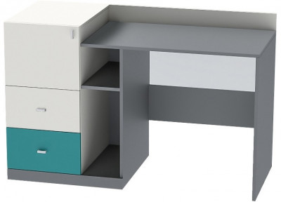 Клео СТ-1 Стол (Графит/Миндаль/Океан)