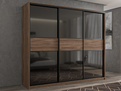 Шкаф-купе Кааппи 12 Орех Тьеполло 240х45х230 см