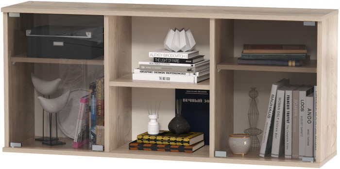 Бостон № 27, дуб эндгрейн элегантный/фасады МДФ милк рикамо софт