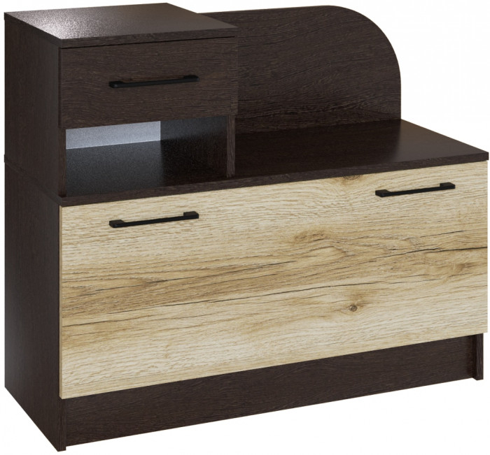 Тумба под обувь Денвер, Венге/Дуб делано