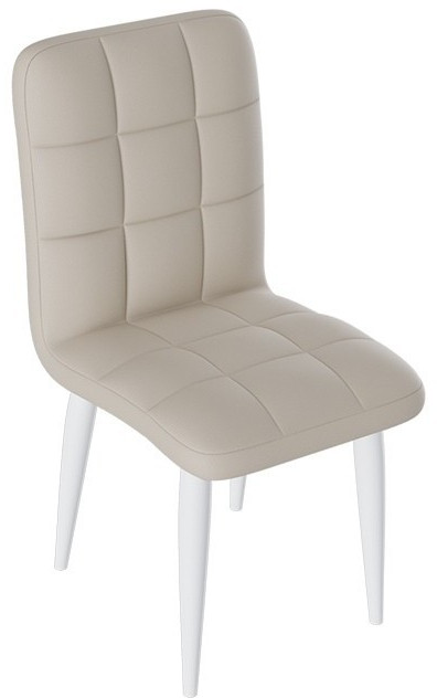 Франк ДП 2-17 Стул (конус) (Капучино матовый/Микровелюр Бежевый)