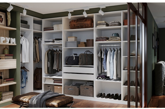 Гардеробная Рум. Комплект 5.2, белый