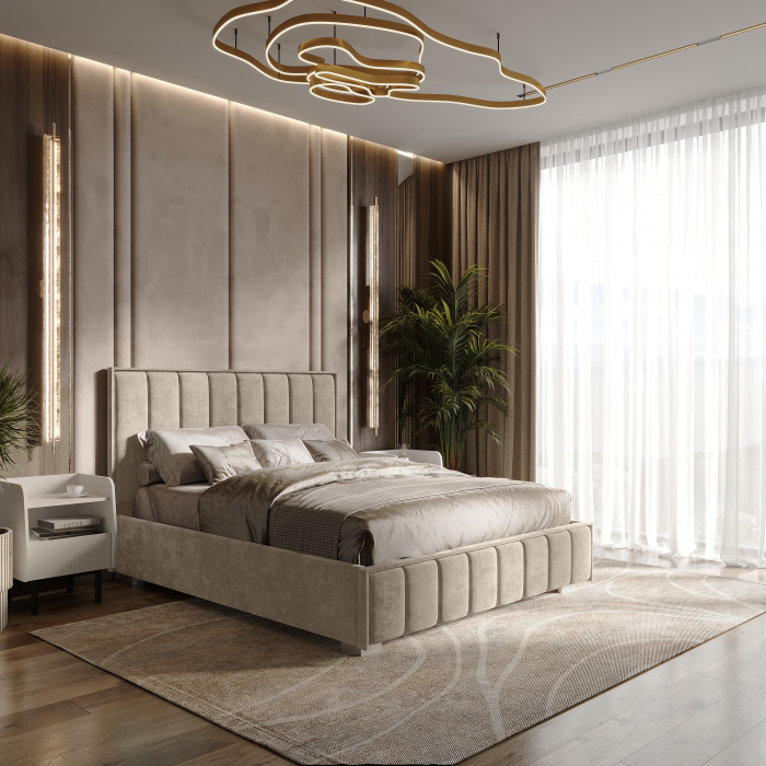 Кровать с подъемным механизмом Мирабель КР-16 (1,6м), Мокко