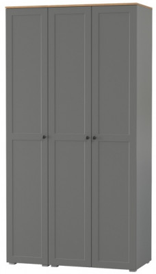 Остин Набор шкафов 01, цвет серый графит/дуб крафт золотой, ШхГхВ 120х54,3х229,6 см., универсальная сборка