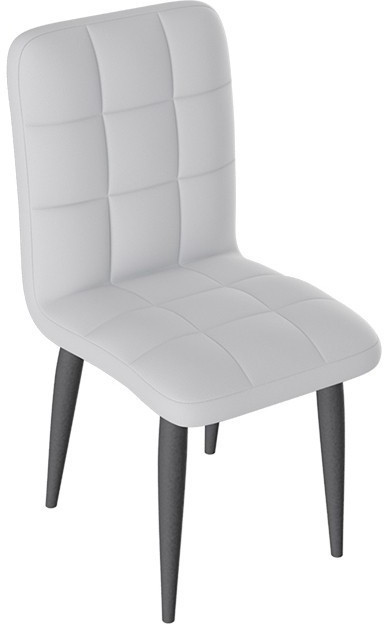 Франк ДП 2-17 Стул (конус) (Графит/Микровелюр Серый)