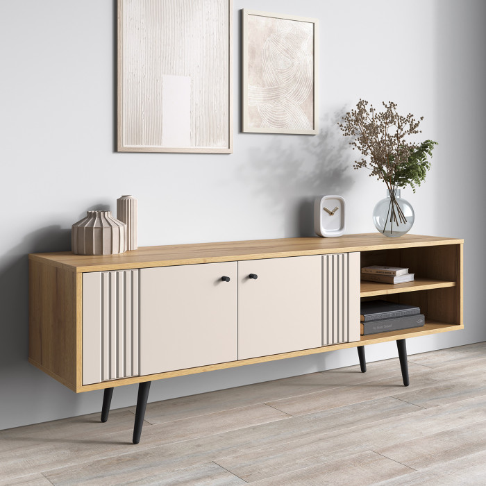 Тумба под ТВ 1500 с нишей Вега Саксония