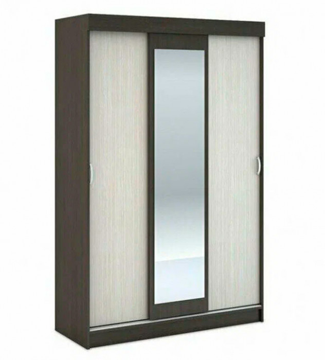 Андрей-4 шкаф-купе (1300*2020*516 мм) венге/дуб белфорд