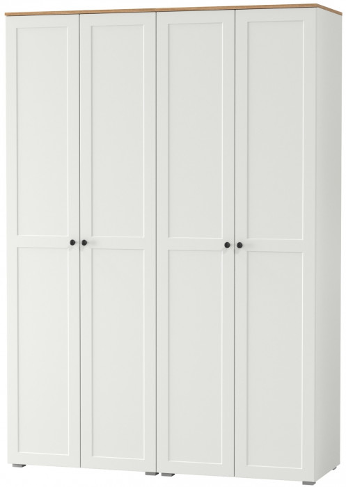 Остин 13.224 Шкаф 2 шт., цвет белый шагрень/дуб крафт золотой, ШхГхВ 160х54,3х229,6 см.