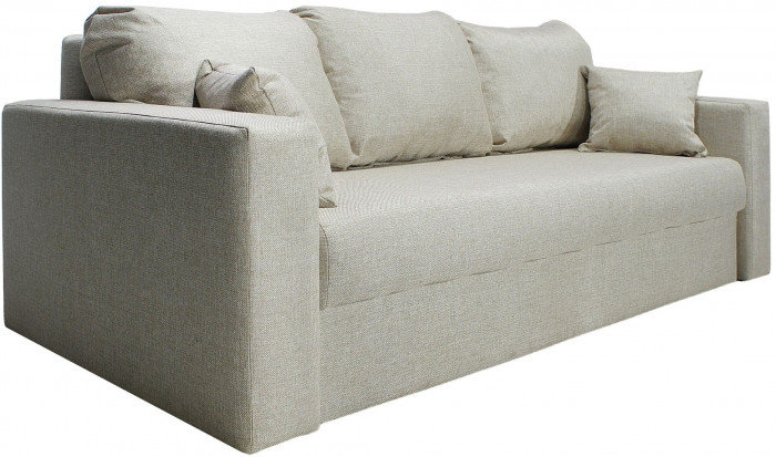 Диван-кровать Ливерпуль, 160х195, раскладной, еврокнижка, рогожка, бежевый