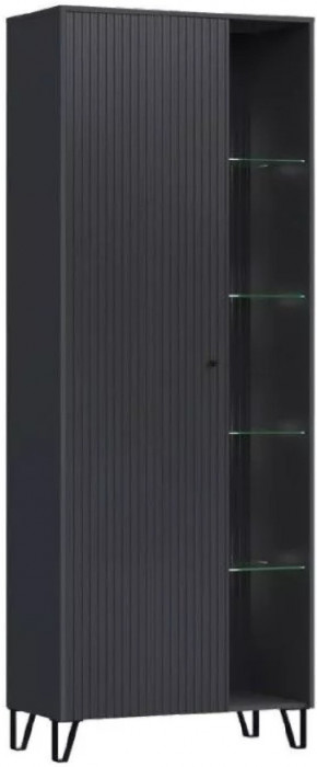 Модульная гостиная Оливия, композиция 1 (Графит, Графит глянец)