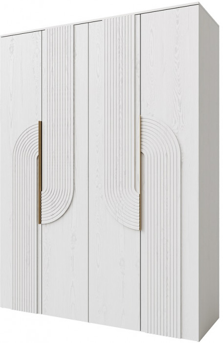 Модульная спальня "Монтиз" - Белый текстурный/Корунд джелато