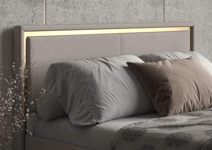 Кровать 160 с подъемным механизмом КРП-431-М-16, Микровелюр Zeekr-47