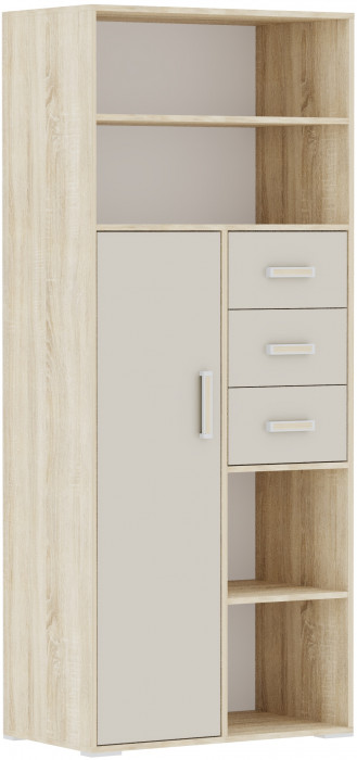 Модульная детская спальня Бланка, набор 2, Дуб сонома/Кашемир