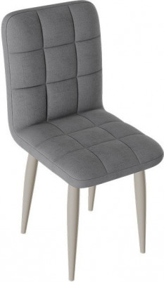 Франк ДП 2-17 Стул (конус) (Капучино матовый/Микровелюр Серый)