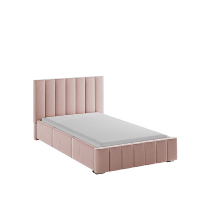 Нега Кровать интерьерная 120 пыльная роза, ортопед