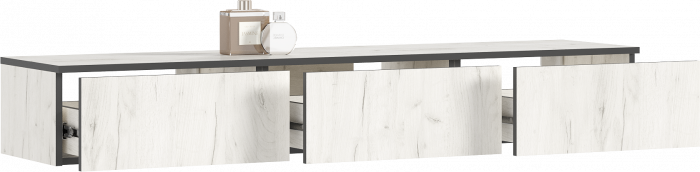 Норд Модульная Гостиная, вариант №2, Дуб крафт белый/Дуб крафт белый