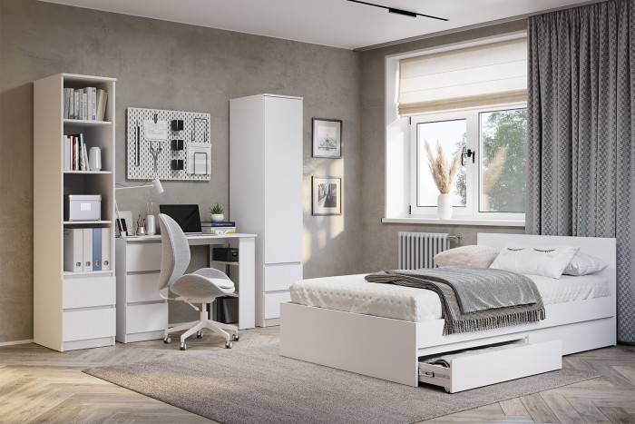 Стол письменный Симпл ПС-07, Белый