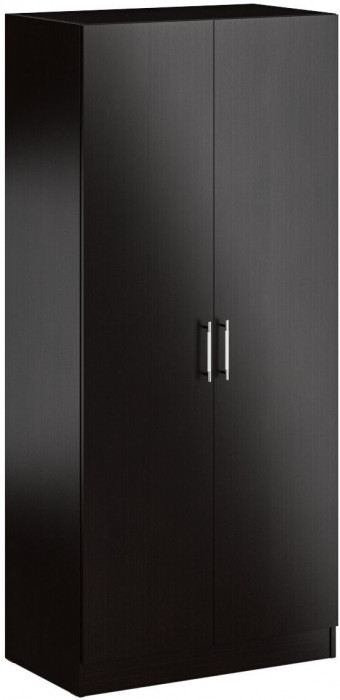 Спальня Стандарт 2-1200Я, цвет венге, ШхГхВ 123,5х203,5х70 + 171,2х81,2х200 см., сп.м. 1200х2000 мм., без матраса, основание есть