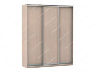 Шкаф купе Модерн 2076х450 3-х дверный 3-х секционный глухой ясень