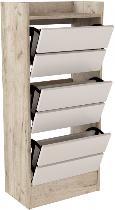 Обувница Ямайка ЯПТ-1, Крафт серый/Кашемир