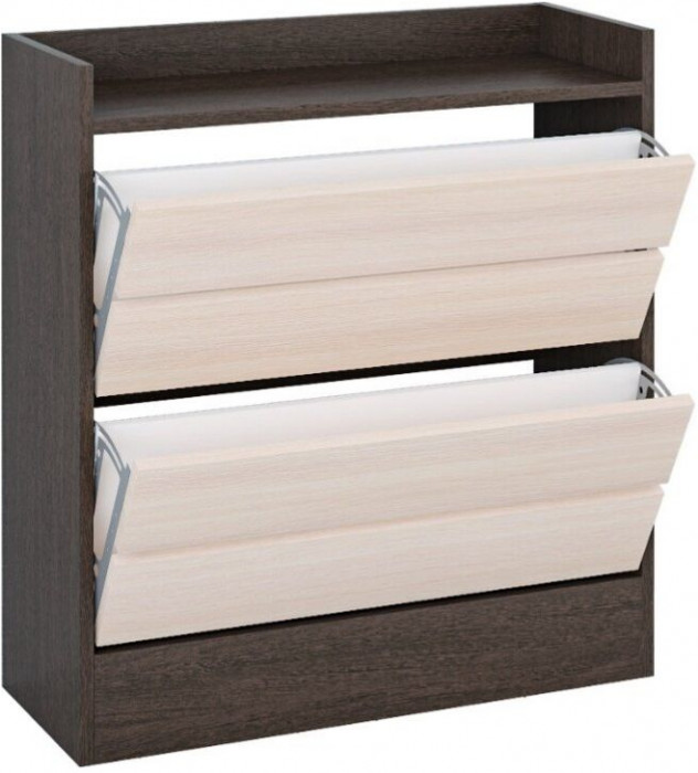 Модульная Прихожая Ямайка, композиция 1, венге/дуб молочный