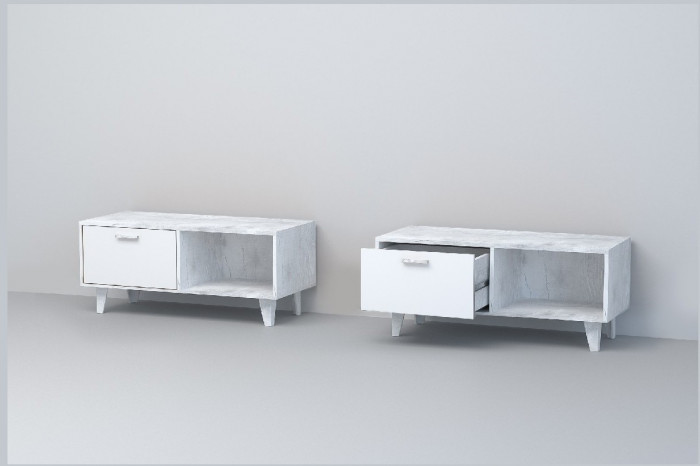 Эго Тумба Т-4 НГ (Камень Темный/Дуб Крафт Золотой)