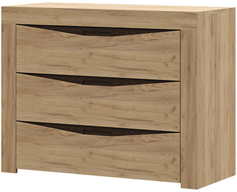 Спальня "Паола" КМ 701 (1010х780х435 мм) дуб крафт золото