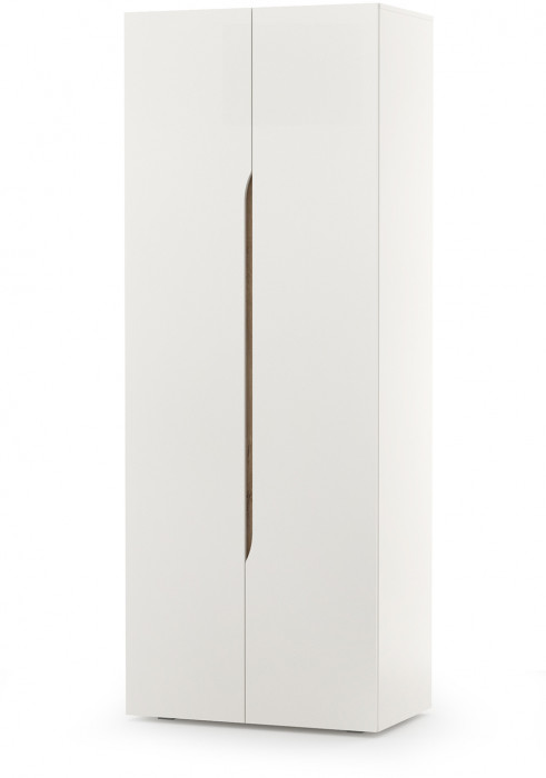 Муссон Спальня № 08, белый/дуб эндгрейн элегантный/искусственная кожа белая