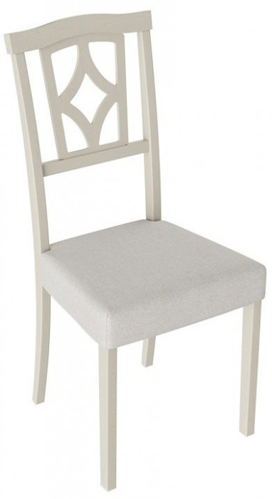 Сити 3 Стул (Белый матовый/тк № 108)