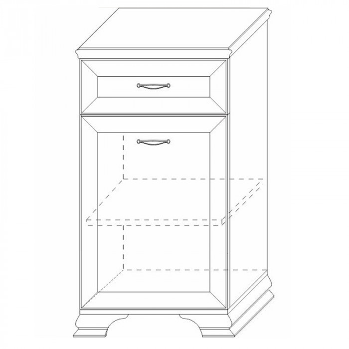 Тумба высокая 450 Сиена