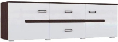 Ким Тумба ТВ, венге / белый глянец