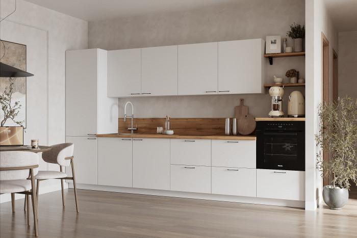 КГ ШНМ 600 Белый (эмаль)/Белый гладкий Арника РМ