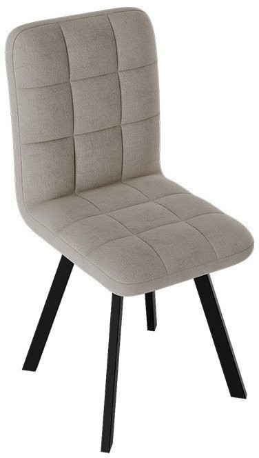 Франк ДП 2-17 Стул (паук) (Белый матовый/Кожзам Бежевый)