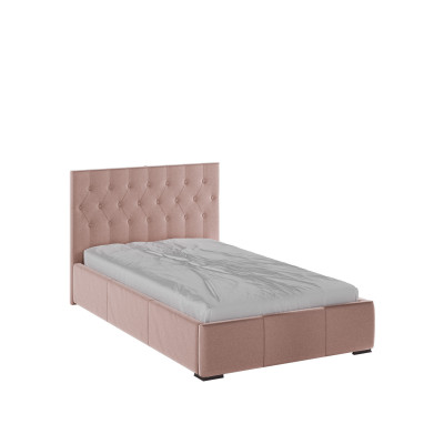 Октавия Кровать интерьерная 120 пыльная роза ромб, ПМ