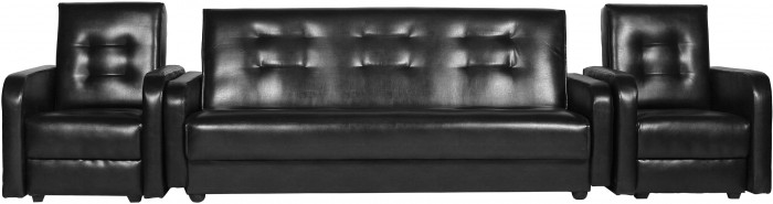 Кресло Аккорд, экокожа, цвет черный