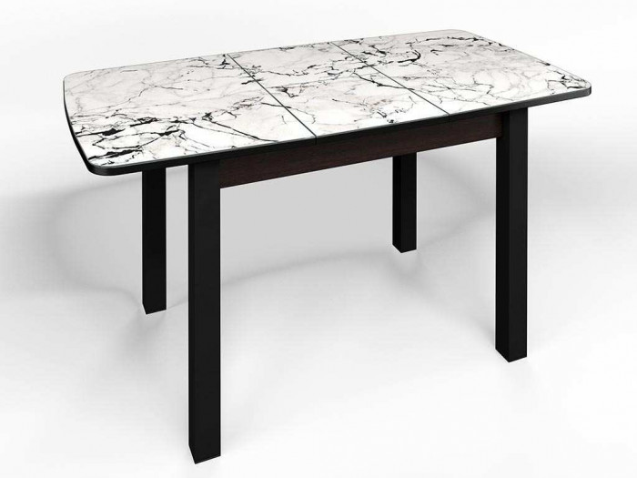 Стол СМ-1 Флорида ноги окрас квадратный венге/черный